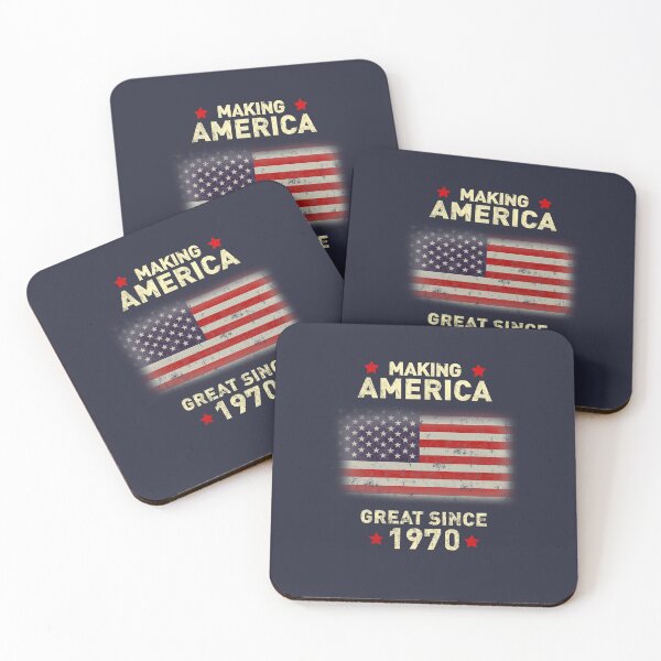 Item preview, Making America Great Since 1970 Cool 55th Birthday Gift Funny Vintage Style 55 Year Old Bday Gifts for Men Women designed and sold by BCNDesign.