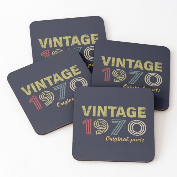 Item preview, Vintage 1970 Original Parts Cool 55th Birthday Gift Funny Retro Style 55 Year Old Bday Gifts for Men Women designed and sold by BCNDesign.