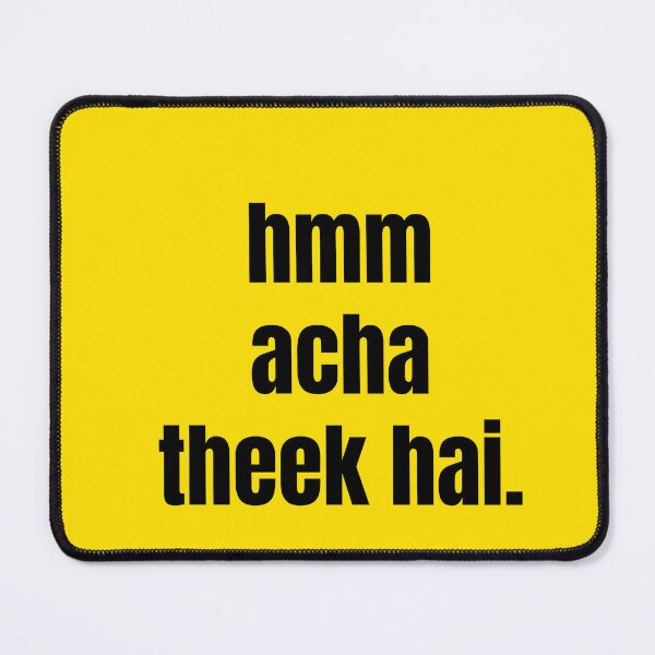 Item preview, hmm acha theek hai designed and sold by MallsD.