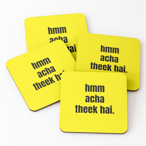 Item preview, hmm acha theek hai designed and sold by MallsD.