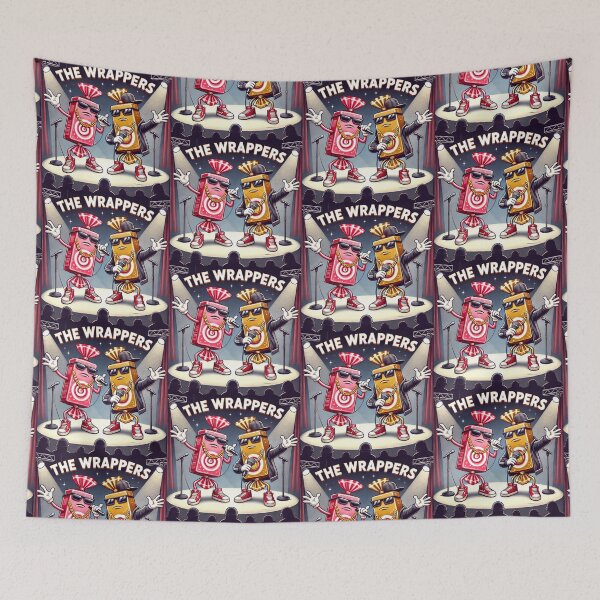 Item preview, The Wrappers – Funny Candy Rapper Parody Art designed and sold by B-DIFF-e-RENT.