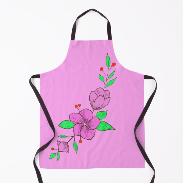 Item preview, Beautiful pink and green flower with red fruit designed and sold by Bekadesignart.