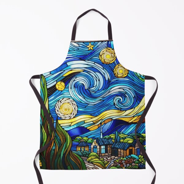 Item preview, Van Goh Starry Night Stained Glass designed and sold by jessagirl.