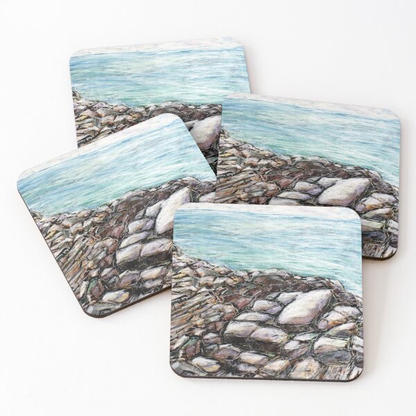 Item preview, Brittany Coast, a pastel sea designed and sold by Breizh-Korser.