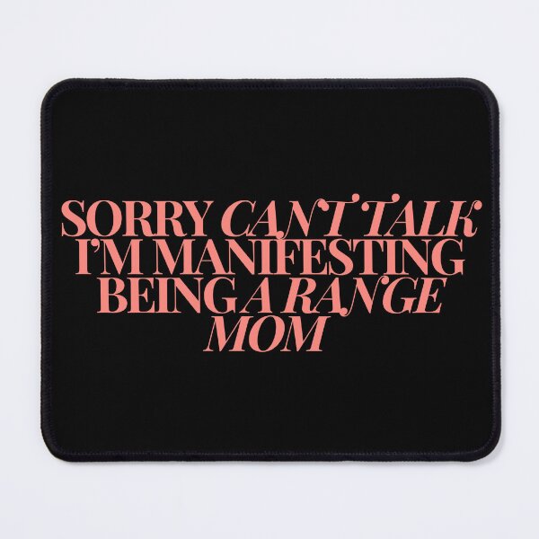 Item preview, Manifesting Range Mom – Trendy Aesthetic Quote designed and sold by cerasellashop.