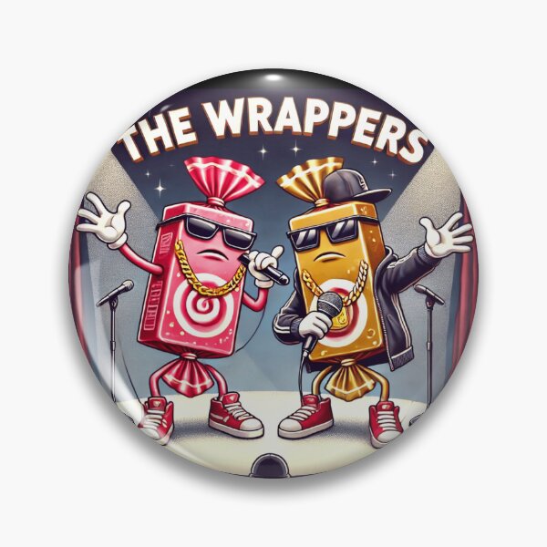 Item preview, The Wrappers – Funny Candy Rapper Parody Art designed and sold by B-DIFF-e-RENT.