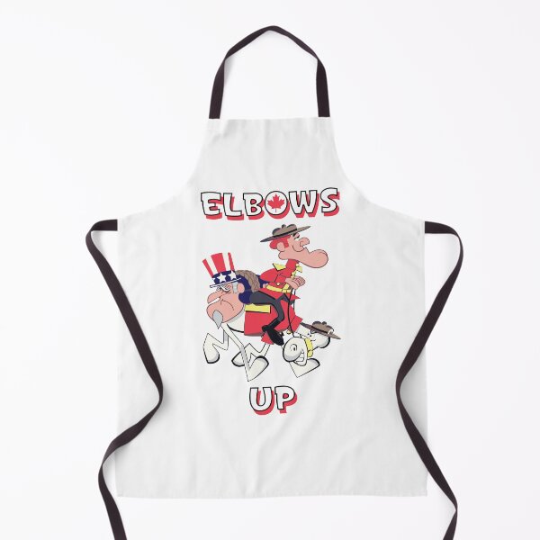Item preview, Elbows Up - Canada’s Dudley Do-Right vs America's Uncle Sam designed and sold by Winner Chicken Dinner Designs.