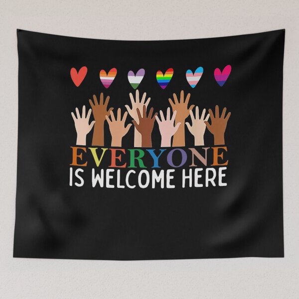 Item preview, Everyone Is Welcome Here Teacher Kid designed and sold by FantasyFablesC.