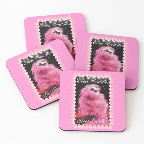 Item preview, Even Baddies Get Saddies, Funny Cute Cat, Girly Aesthetic, Pink Bows designed and sold by We Are Stardust.
