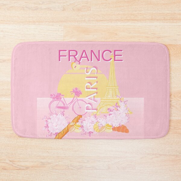 Item preview, Paris, France, Travel Art, Preppy, Pink designed and sold by Magic Love Art Print.