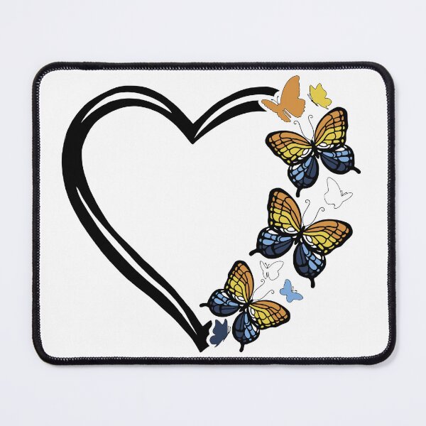Item preview, Aro/Ace Pride Flying Butterfly Heart  designed and sold by QueenS-Gallery.
