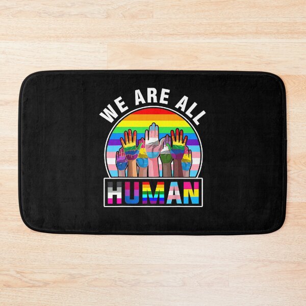 Item preview, LGBT Gay Pride We are all Human Transgender Flag designed and sold by Galactic-Sketch.
