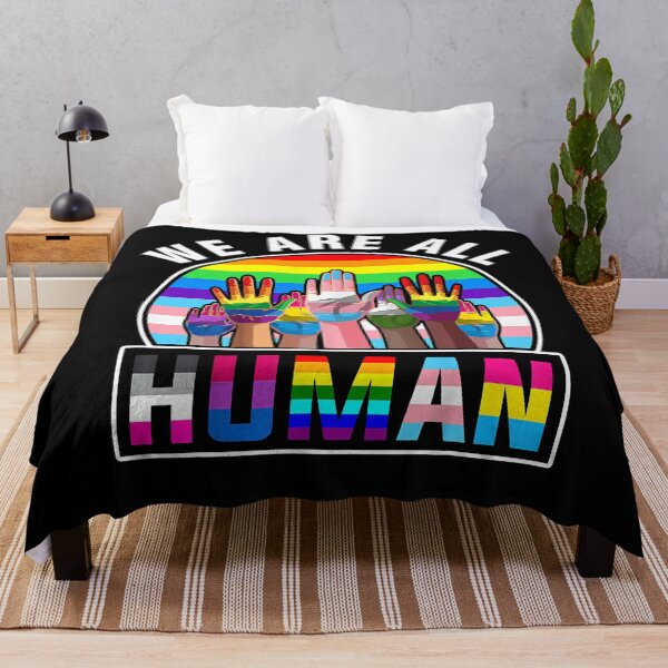 Item preview, LGBT Gay Pride We are all Human Transgender Flag designed and sold by Galactic-Sketch.