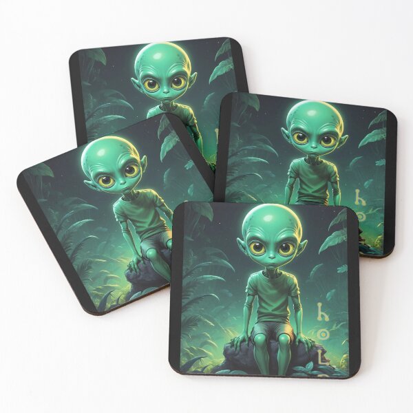 Item preview, Green alien child designed and sold by caperaerik.