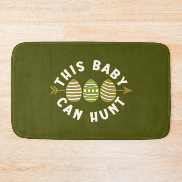 Item preview, This baby can hunt easter greetings green theme designed and sold by mariya-ivanova.