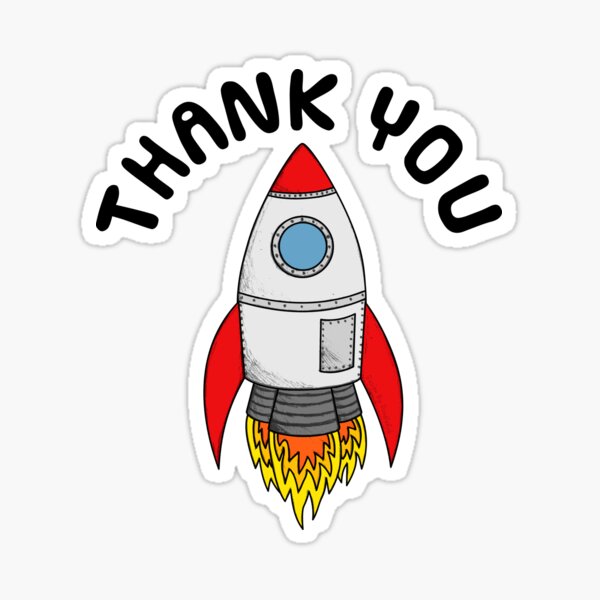 Item preview, Science Teacher Thank You Space Rocket designed and sold by doodlerob.