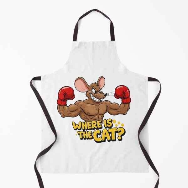 Item preview, Muscular Boxing Mouse - Funny Cartoon Design designed and sold by latelierdechris.