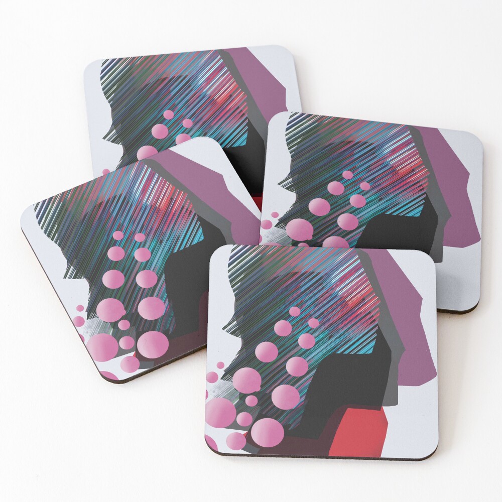 Item preview, Coasters (Set of 4) designed and sold by Racoodle.