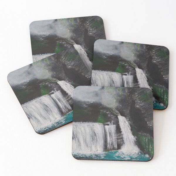 Item preview, The Power of Nature: Waterfalls Full of Energy and Tranquility designed and sold by Inkoverse32.