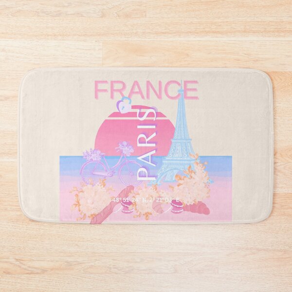 Item preview, Paris, France, Travel Art, Preppy, Pastel designed and sold by Magic Love Art Print.