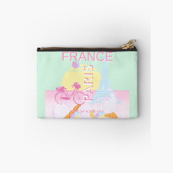 Item preview, Paris, France, Travel Art, Preppy, Pastel, Green designed and sold by Magic Love Art Print.