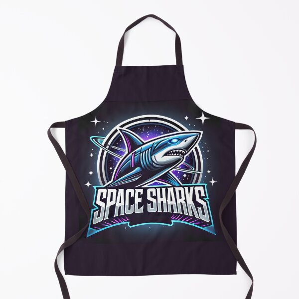 Item preview, Space Sharks logo concept designed and sold by Marchezin Digital.