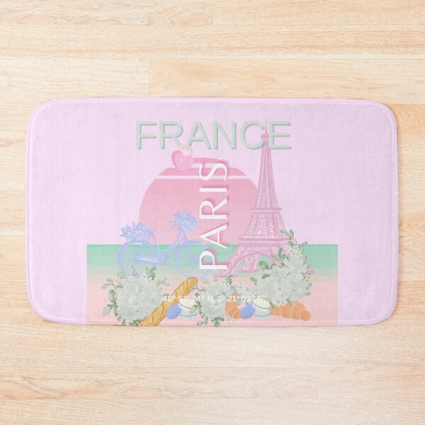 Item preview, Paris, France, Travel Art, Preppy, Pastel, Pink designed and sold by Magic Love Art Print.