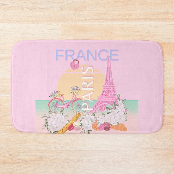 Item preview, Paris, France, Travel Art, Preppy Art, Pastel, Pink designed and sold by Magic Love Art Print.