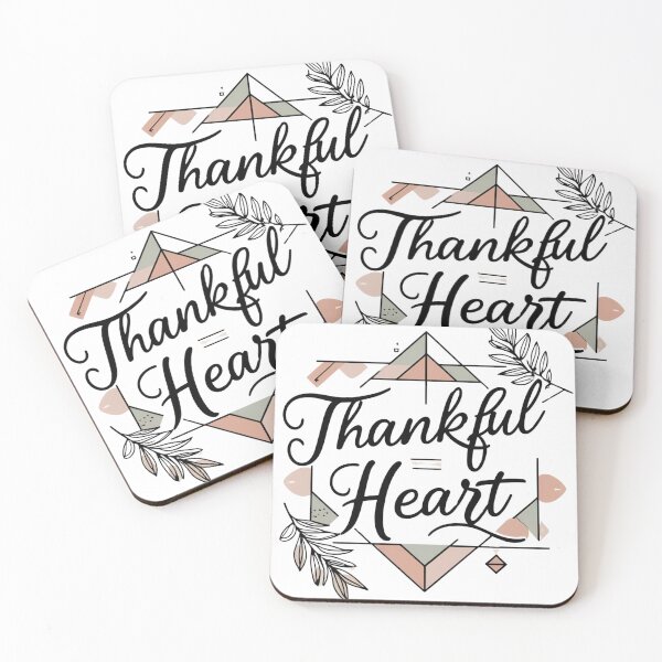 Item preview, Thankful heart designed and sold by whatthefoxsays.