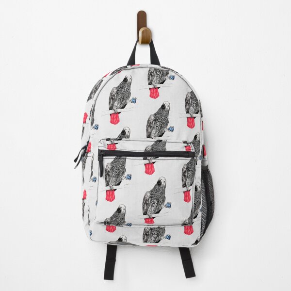 Item preview, African Grey Parrot eating blueberry designed and sold by Rômulo Queiroz.