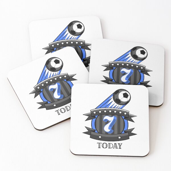 Item preview, 7 Today – Soccer-Themed 7th Birthday Design designed and sold by Grin22.