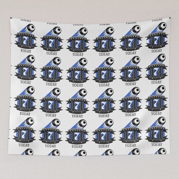 Item preview, 7 Today – Soccer-Themed 7th Birthday Design designed and sold by Grin22.