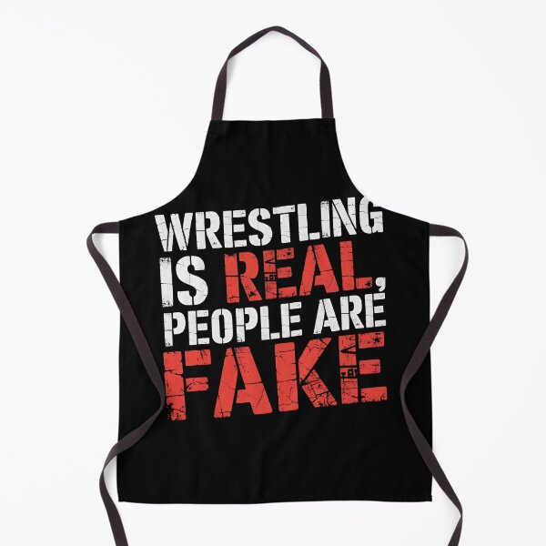Item preview, Wrestling Is Real, People Are Fake designed and sold by TrendWearLab.