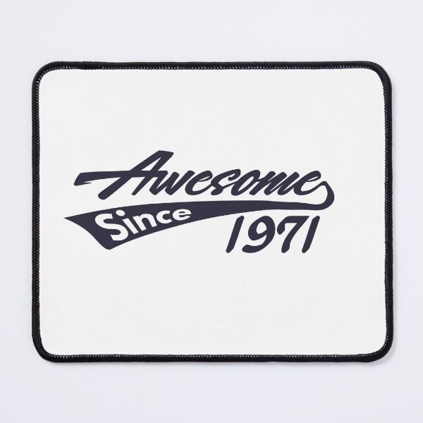 Item preview, Awesome Since 1971 Cool 54th Birthday Gift Funny Retro Vintage Style 54 Year Old Bday Gifts for Women Men designed and sold by BCNDesign.