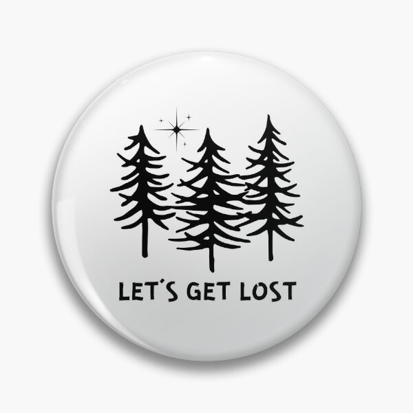 Item preview, Let's Get Lost, Outdoor Adventure, Forest Trees on a Starry Night designed and sold by tumbleweedphoto.