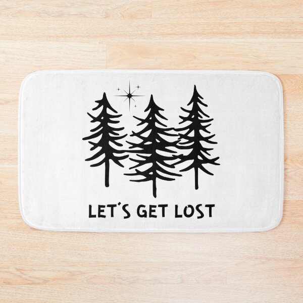 Item preview, Let's Get Lost, Outdoor Adventure, Forest Trees on a Starry Night designed and sold by tumbleweedphoto.