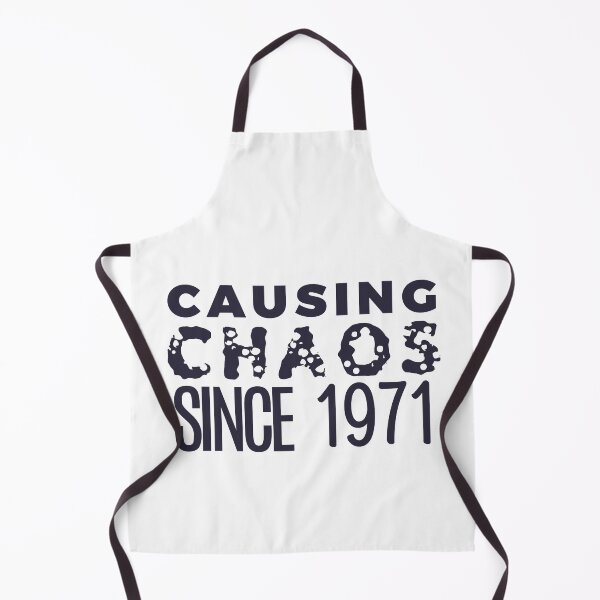Item preview, Causing Chaos Since 1971 Funy 54th Birthday Gift Cool Humor 54 Year Old Bday Gifts for Women Men designed and sold by BCNDesign.
