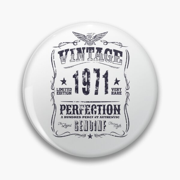 Item preview, Vintage 1971 Limited Edition Cool 54th Birthday Gift Funny Retro Style 54 Year Old Bday for Women Men designed and sold by BCNDesign.