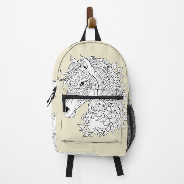 Item preview, Horse #3 Coloring Page Pattern  designed and sold by DavidColoring.