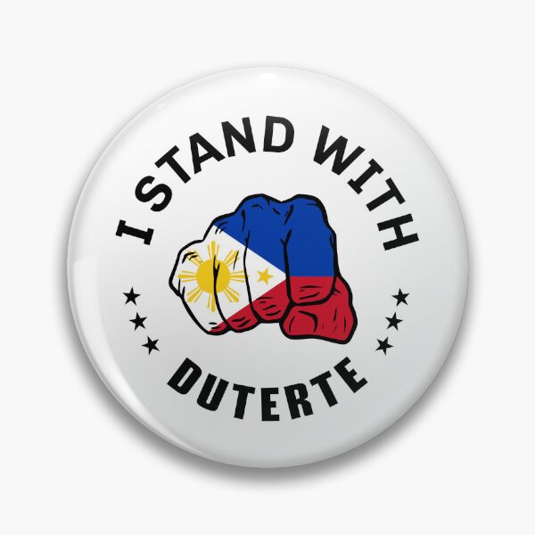 Aperçu de l'œuvre Je soutiens Duterte créée et vendue par shirt-planet.
