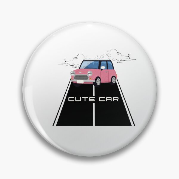 Item preview, Cute Pink Car on the Road designed and sold by KA-Design-Art.