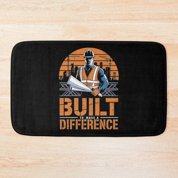 Item preview, Built to Make a Difference - Construction Worker Tribute designed and sold by love3617.