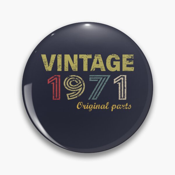 Item preview, Vintage 1971 Original Parts Cool 54th Birthday Gift Funny Retro Style 54 Year Old Bday for Women Men designed and sold by BCNDesign.