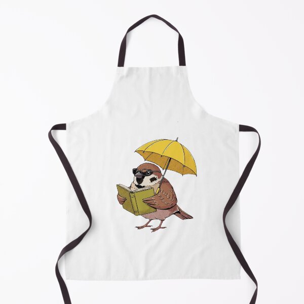 Item preview, SPARROW READING A BOOK WITH AN UMBRELLA designed and sold by Gadget80.