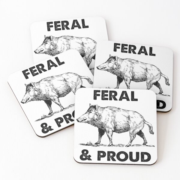 Item preview, Feral & Proud designed and sold by Spike The Punch Design Co..