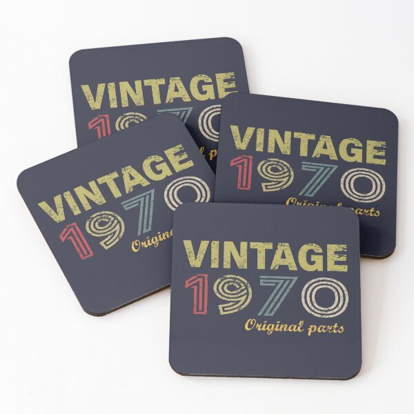 Item preview, Vintage 1970 Original Parts Cool 55th Birthday Funny Retro Style 55 Year Old Bday Gift for Women Men designed and sold by BCNDesign.
