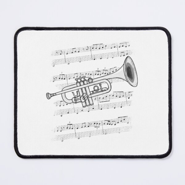Item preview, Trumpet Music Notation Trumpeter Brass Musician designed and sold by doodlerob.