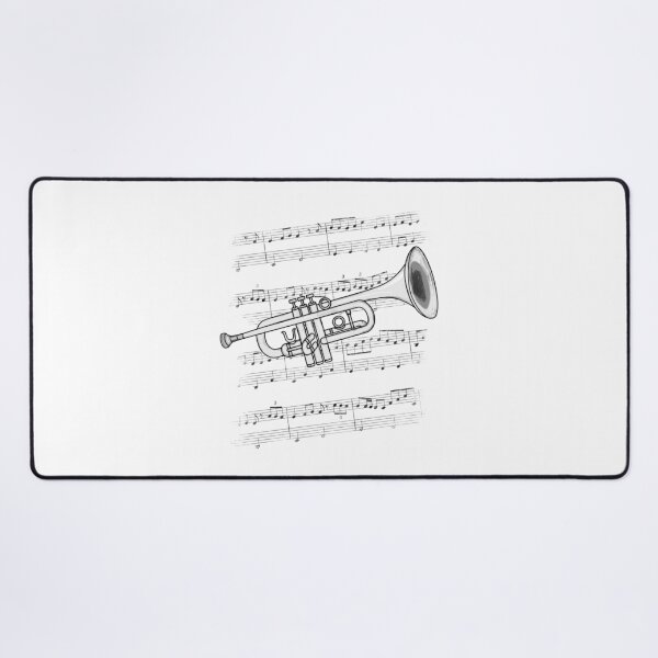 Item preview, Trumpet Music Notation Trumpeter Brass Musician designed and sold by doodlerob.