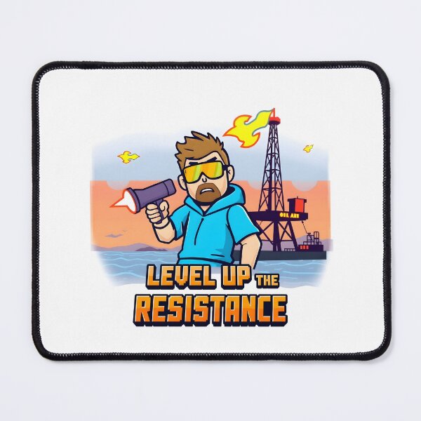 Item preview, Level Up The Resistance: Gamer's Earth Day 2025 Activist Tee designed and sold by AnnDesignStudio.