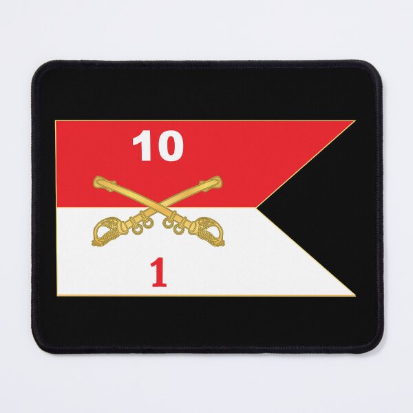 Item preview, 1st Squadron - 10th Cavalry Guidon X 300 designed and sold by Military Insignia Products.